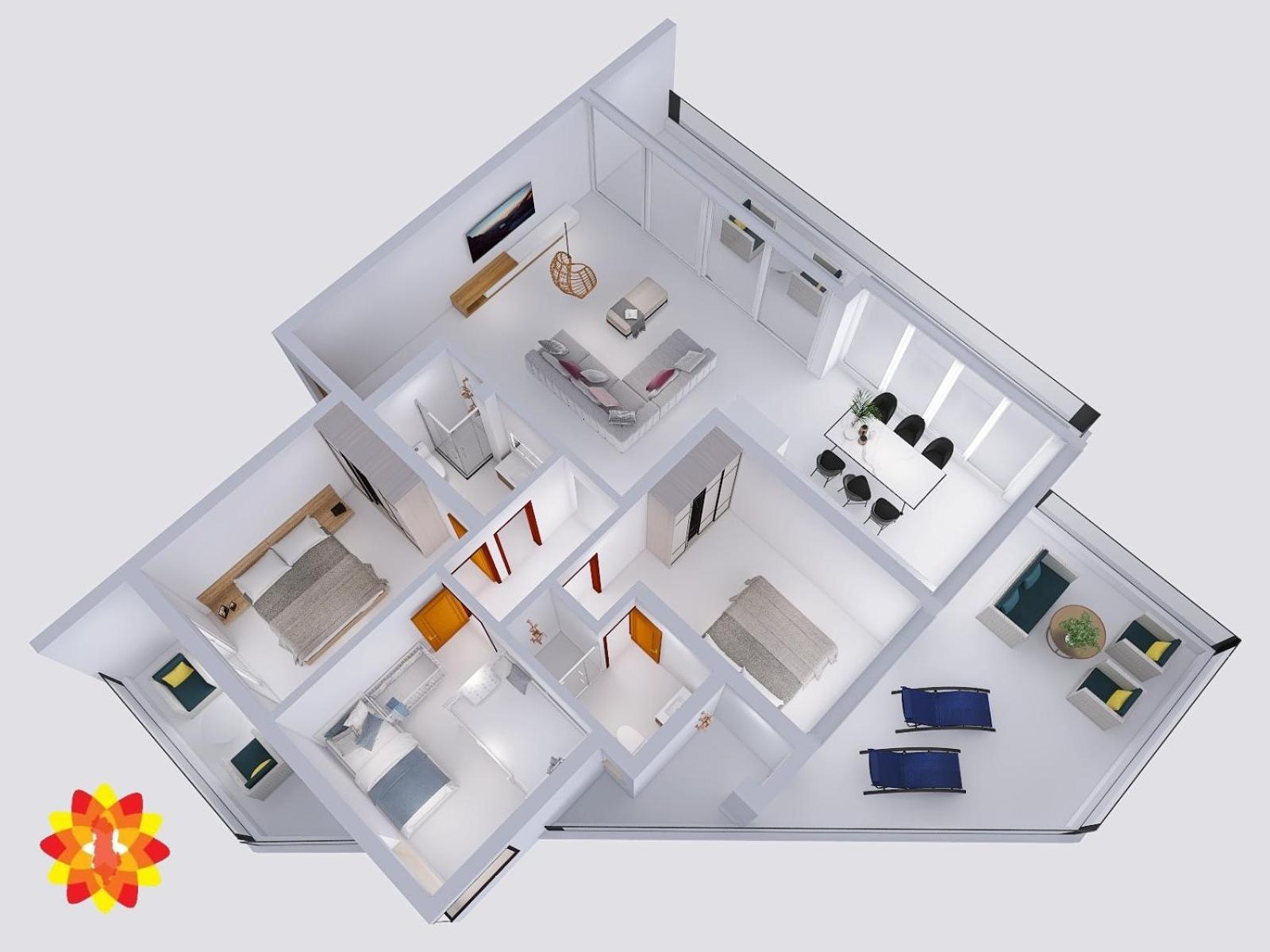 Infinity Sea View Penthouse Apartment Саранде Екстериор снимка