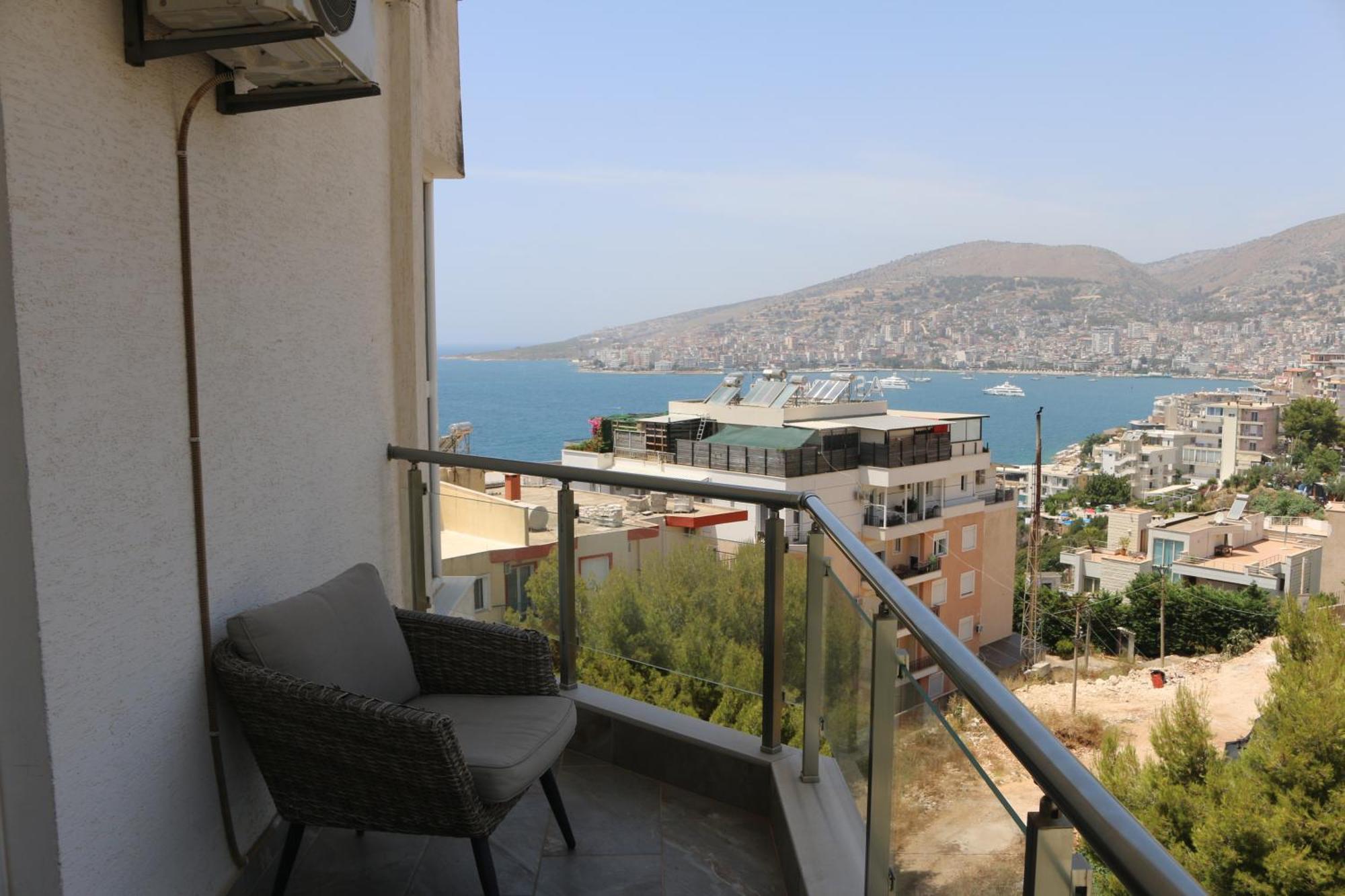 Infinity Sea View Penthouse Apartment Саранде Екстериор снимка